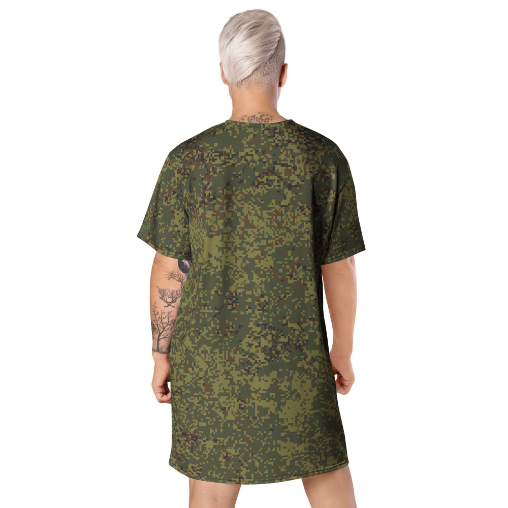 Russian EMR Digital Woodland CAMO T-shirt dress - Womens T-Shirt Dress