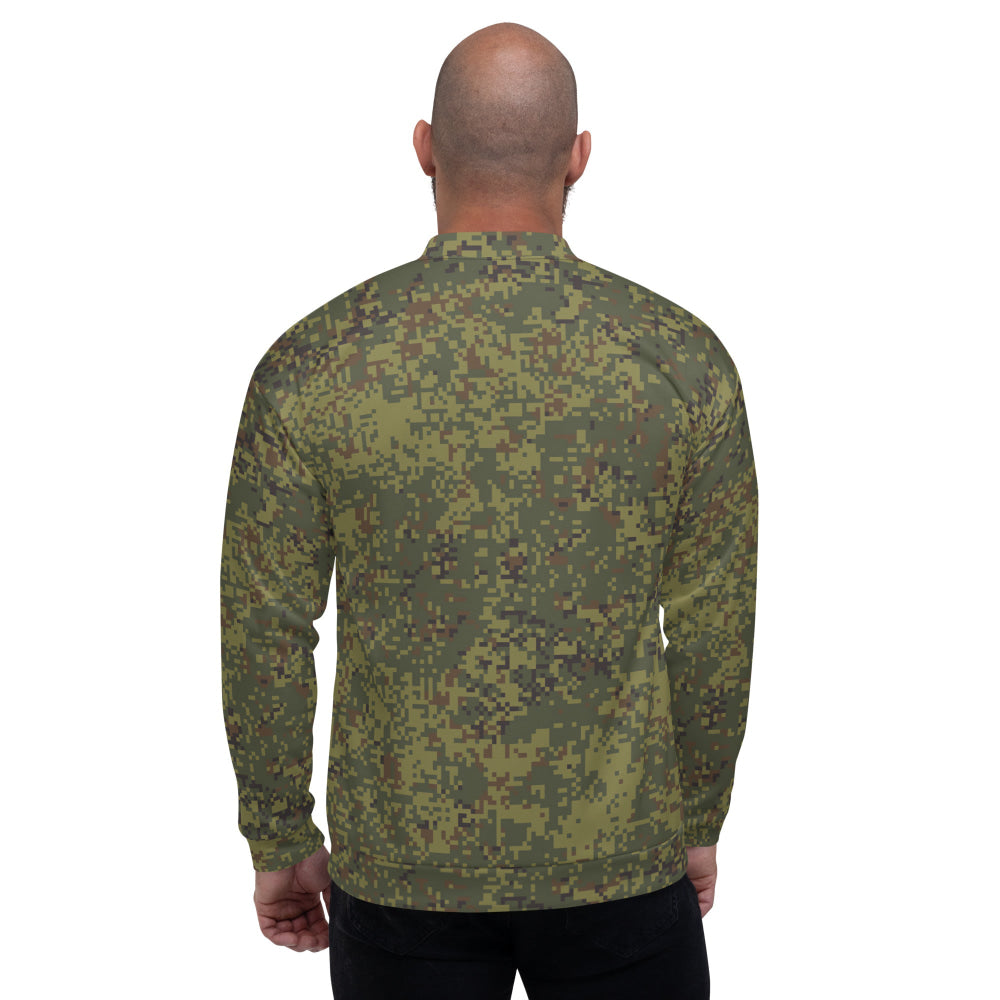 Russian EMR Digital Woodland CAMO Unisex Bomber Jacket