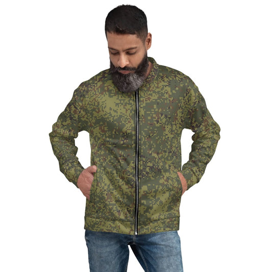 Russian EMR Digital Woodland CAMO Unisex Bomber Jacket