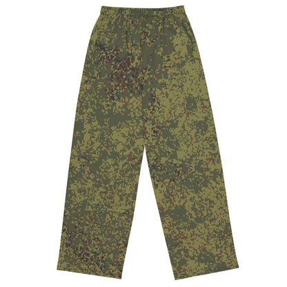 Russian EMR Digital Woodland CAMO unisex wide-leg pants - Unisex Wide-Leg Pants