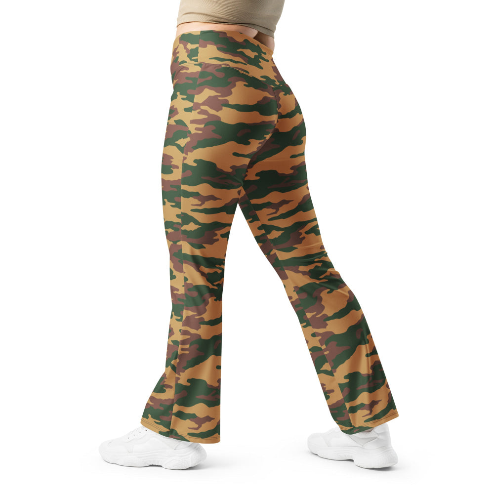 Russian Flora Arbuz Mountain CAMO Flare leggings - 2XS - Womens Leggings