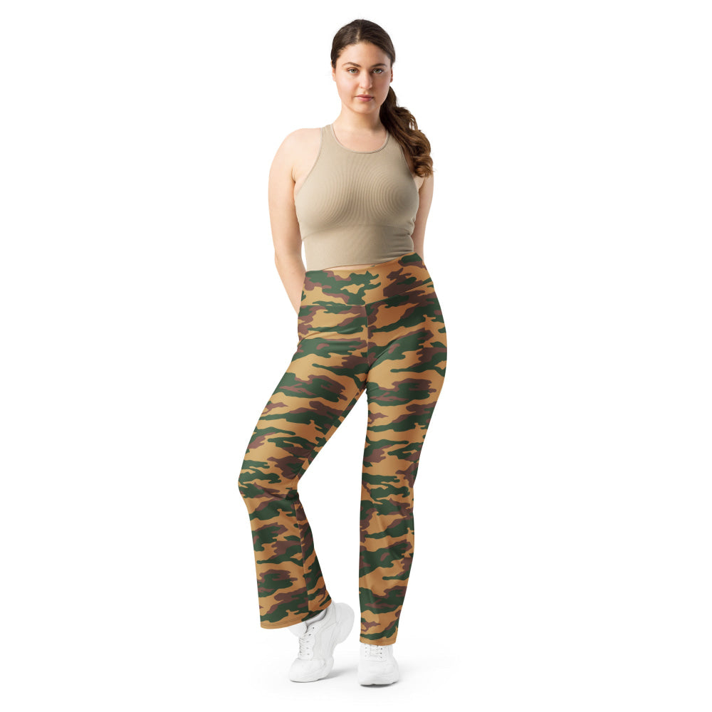 Russian Flora Arbuz Mountain CAMO Flare leggings - Womens Leggings