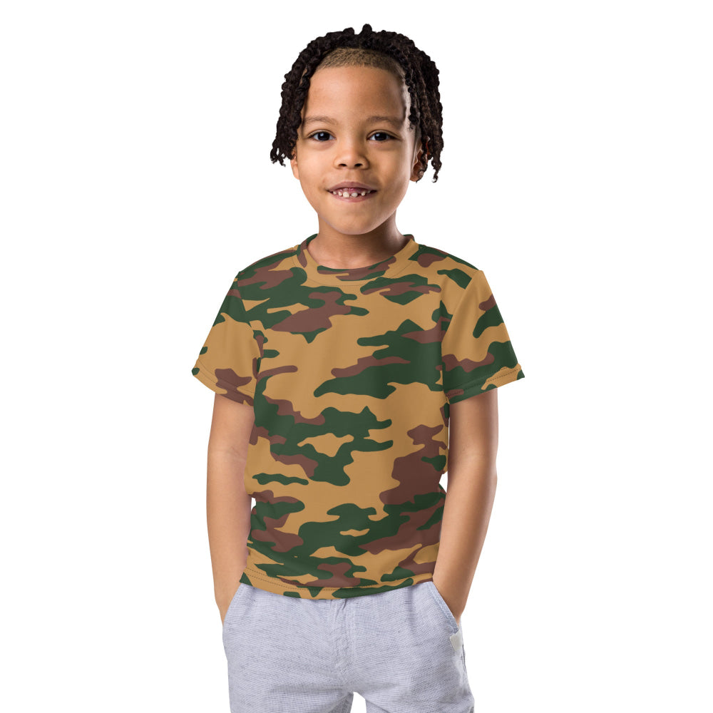 Russian Flora Arbuz Mountain CAMO Kids crew neck t-shirt - 2T - Crew Neck T-shirt