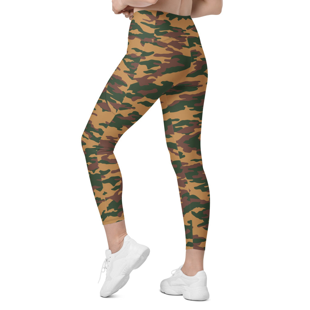 Russian Flora Arbuz Mountain CAMO Leggings with pockets - Womens With Pockets