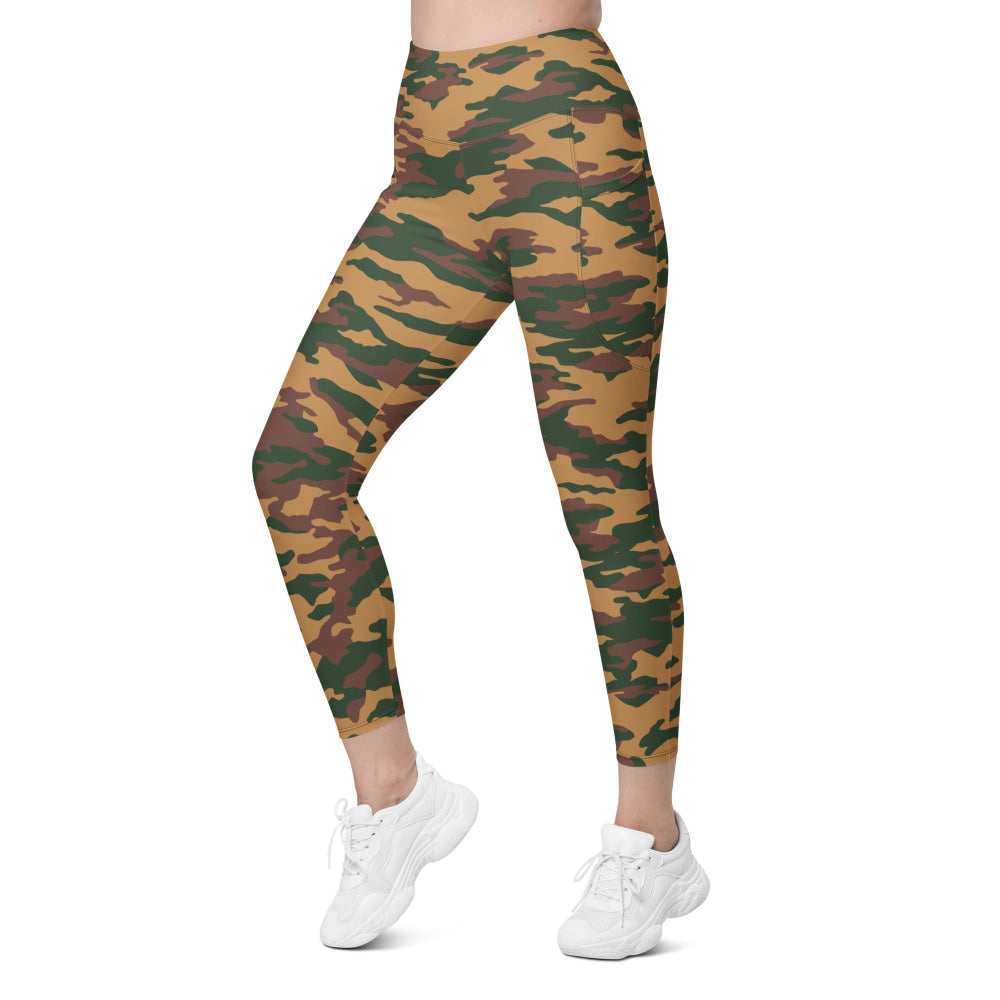 Russian Flora Arbuz Mountain CAMO Leggings with pockets - Womens With Pockets