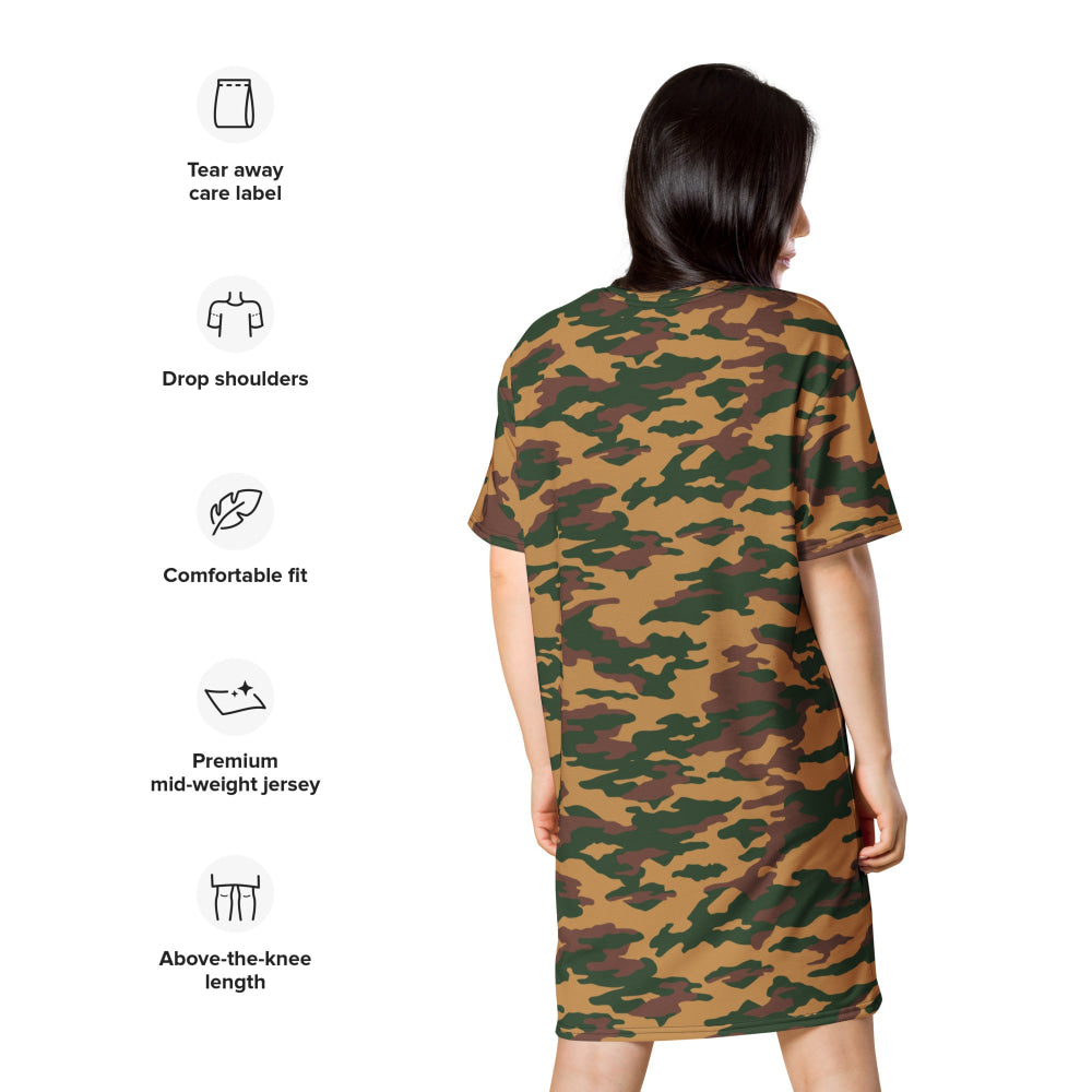 Russian Flora Arbuz Mountain CAMO T-shirt dress - Womens T-Shirt Dress