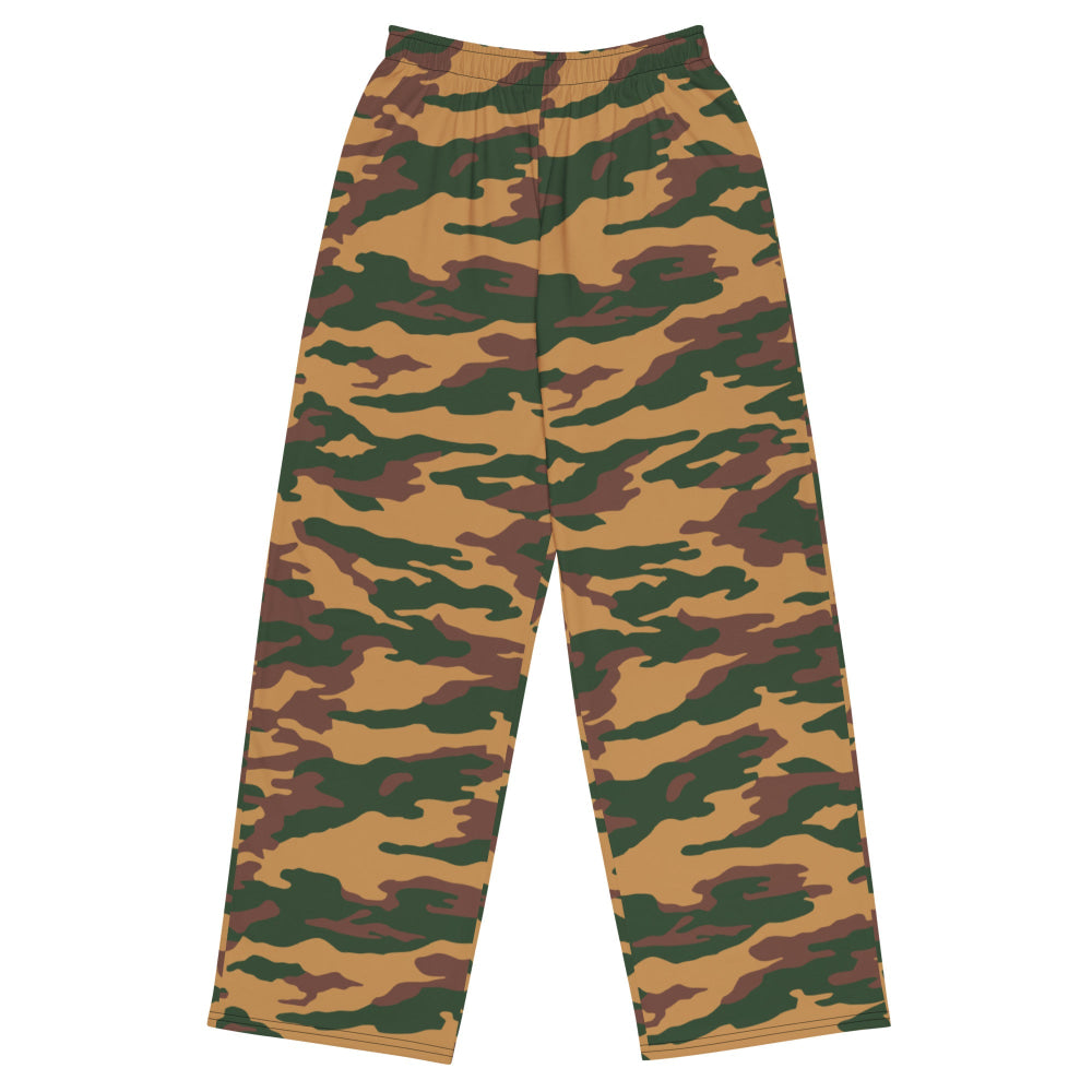 Russian Flora Arbuz Mountain CAMO unisex wide-leg pants - 2XS - Unisex Wide-Leg Pants