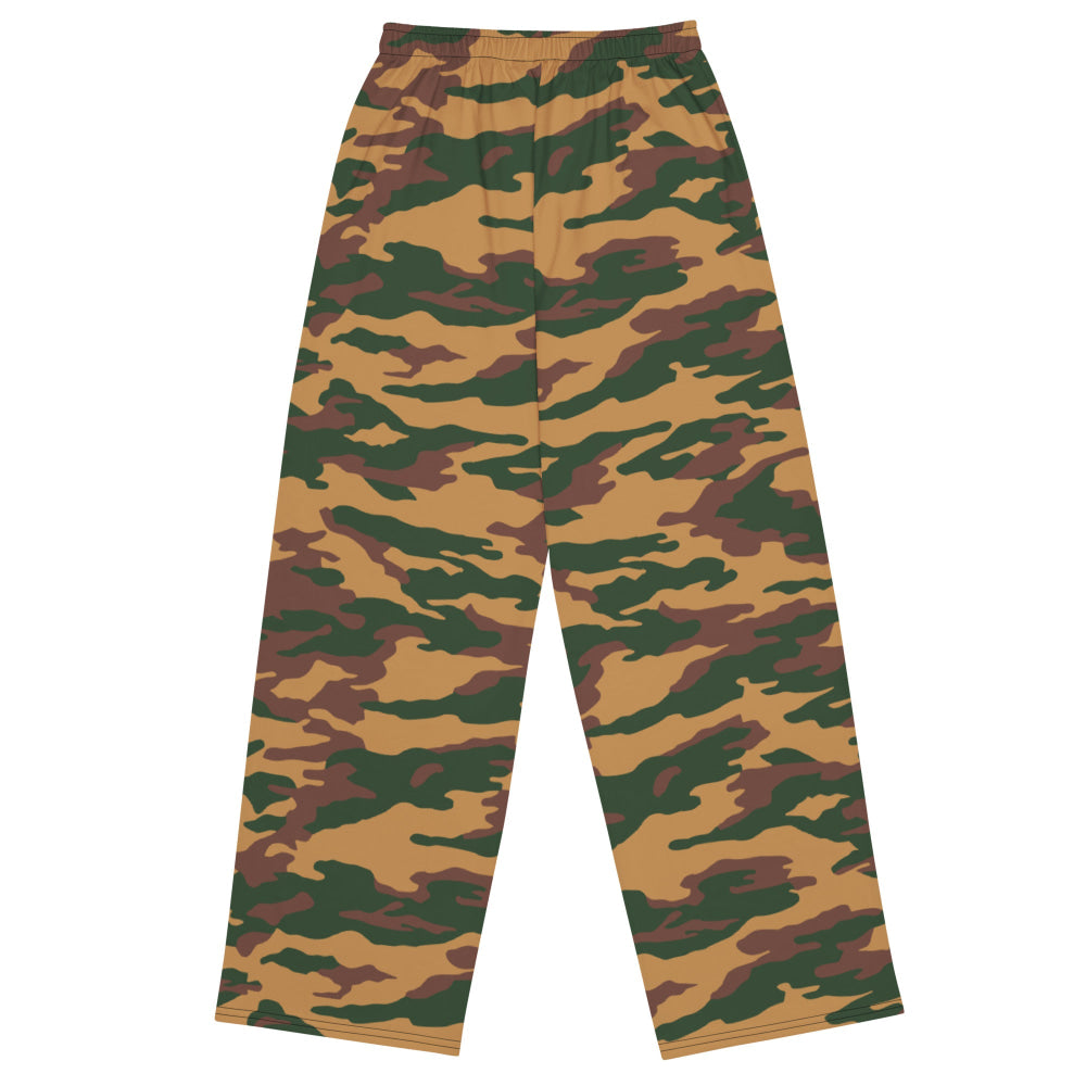 Russian Flora Arbuz Mountain CAMO unisex wide-leg pants - Unisex Wide-Leg Pants