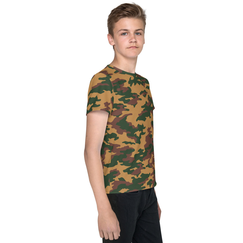 Russian Flora Arbuz Mountain CAMO Youth crew neck t-shirt - Crew Neck T-shirt