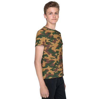 Russian Flora Arbuz Mountain CAMO Youth crew neck t-shirt - Crew Neck T-shirt