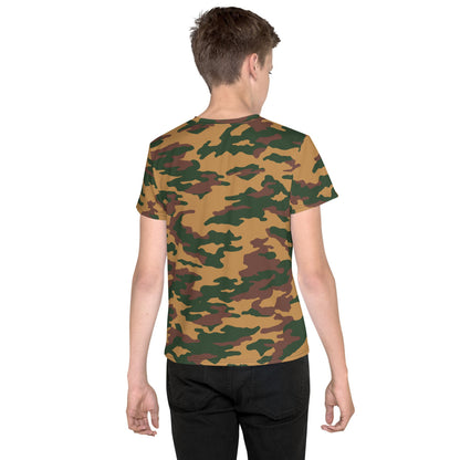 Russian Flora Arbuz Mountain CAMO Youth crew neck t-shirt - Crew Neck T-shirt