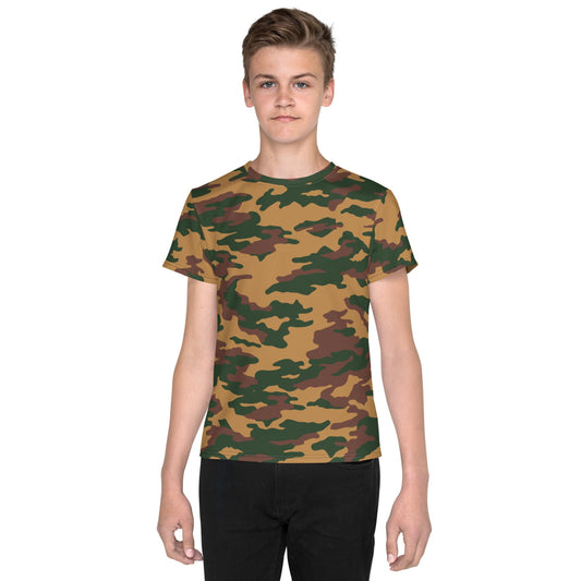 Russian Flora Arbuz Mountain CAMO Youth crew neck t-shirt - 8 - Crew Neck T-shirt