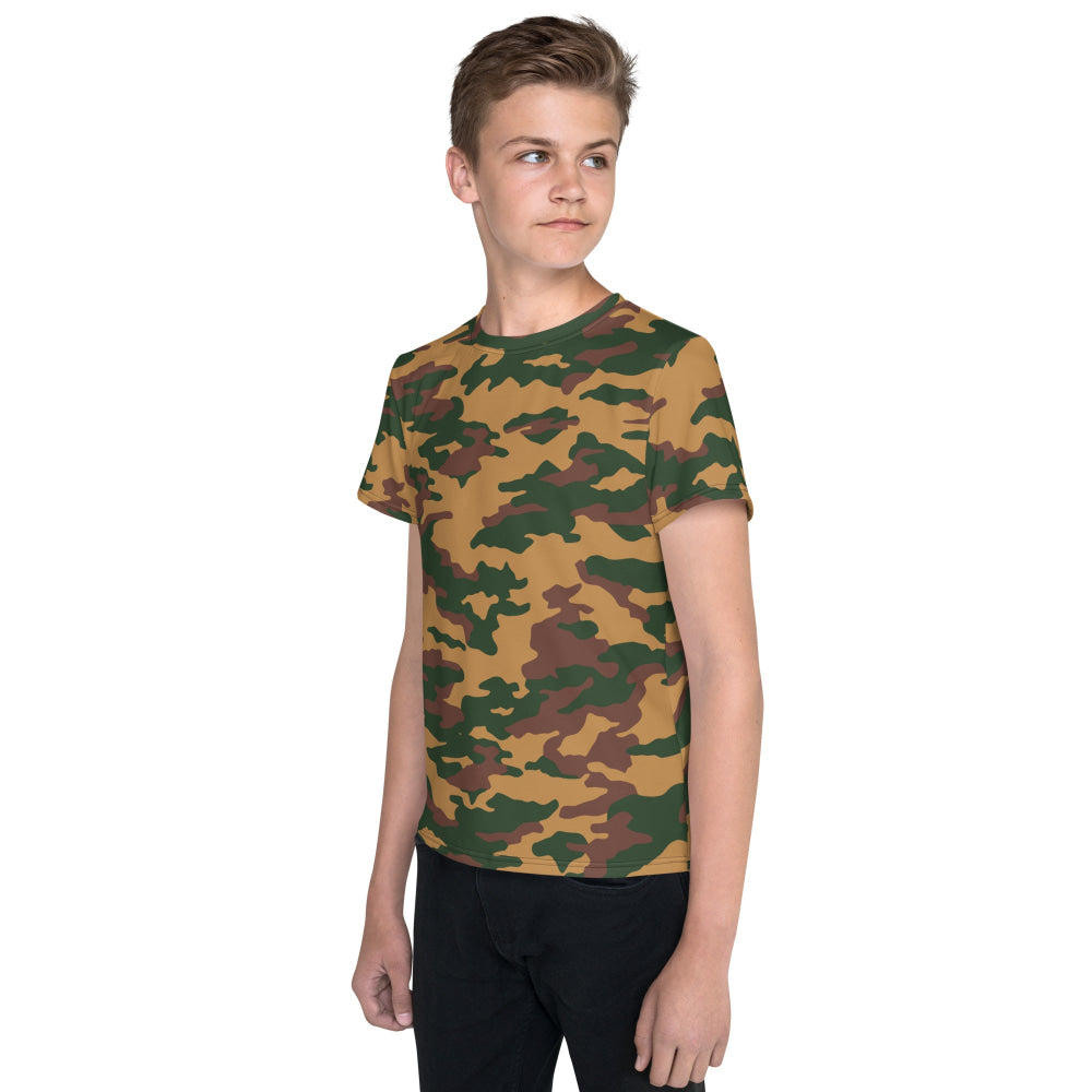 Russian Flora Arbuz Mountain CAMO Youth crew neck t-shirt - Crew Neck T-shirt