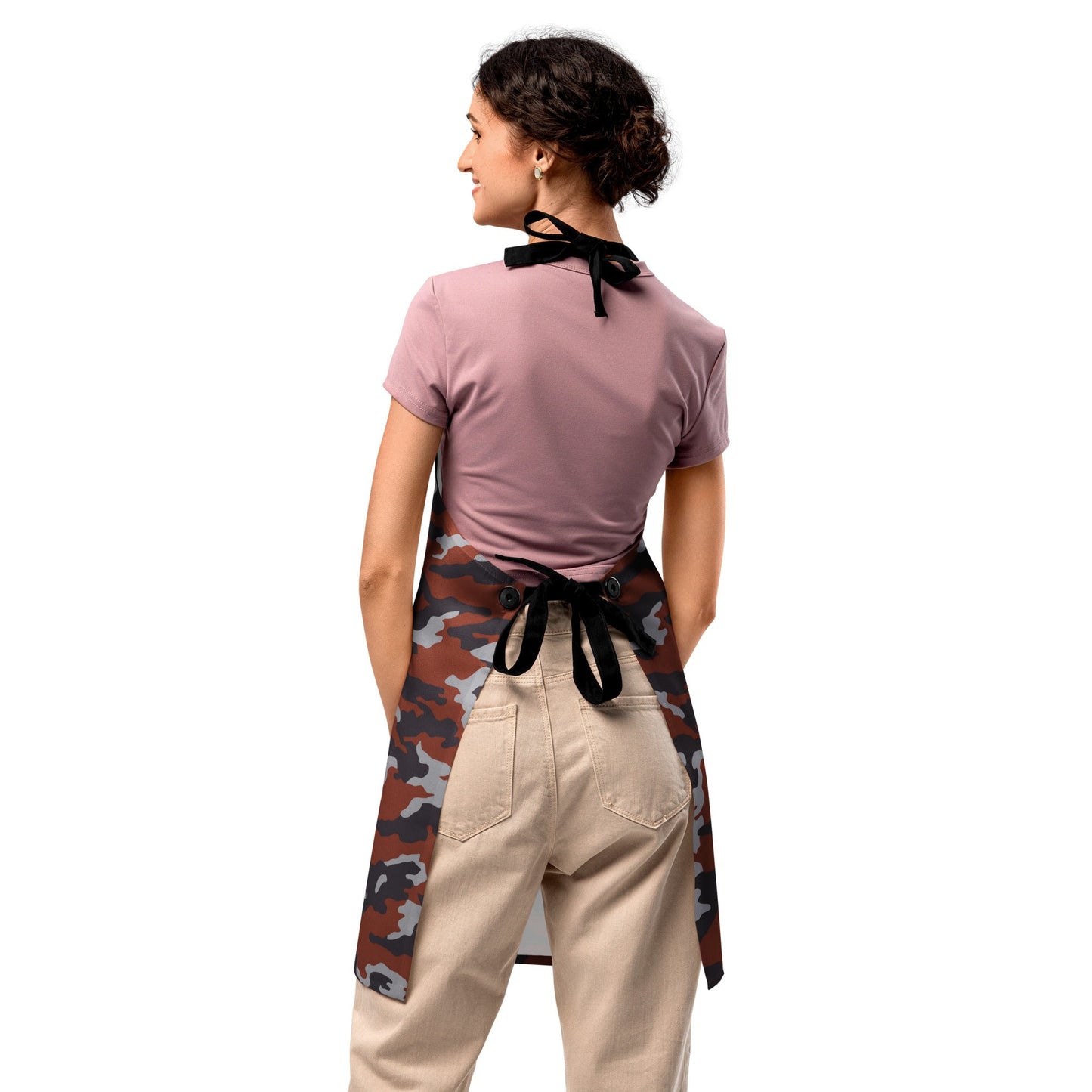 Russian Flora Red CAMO Apron