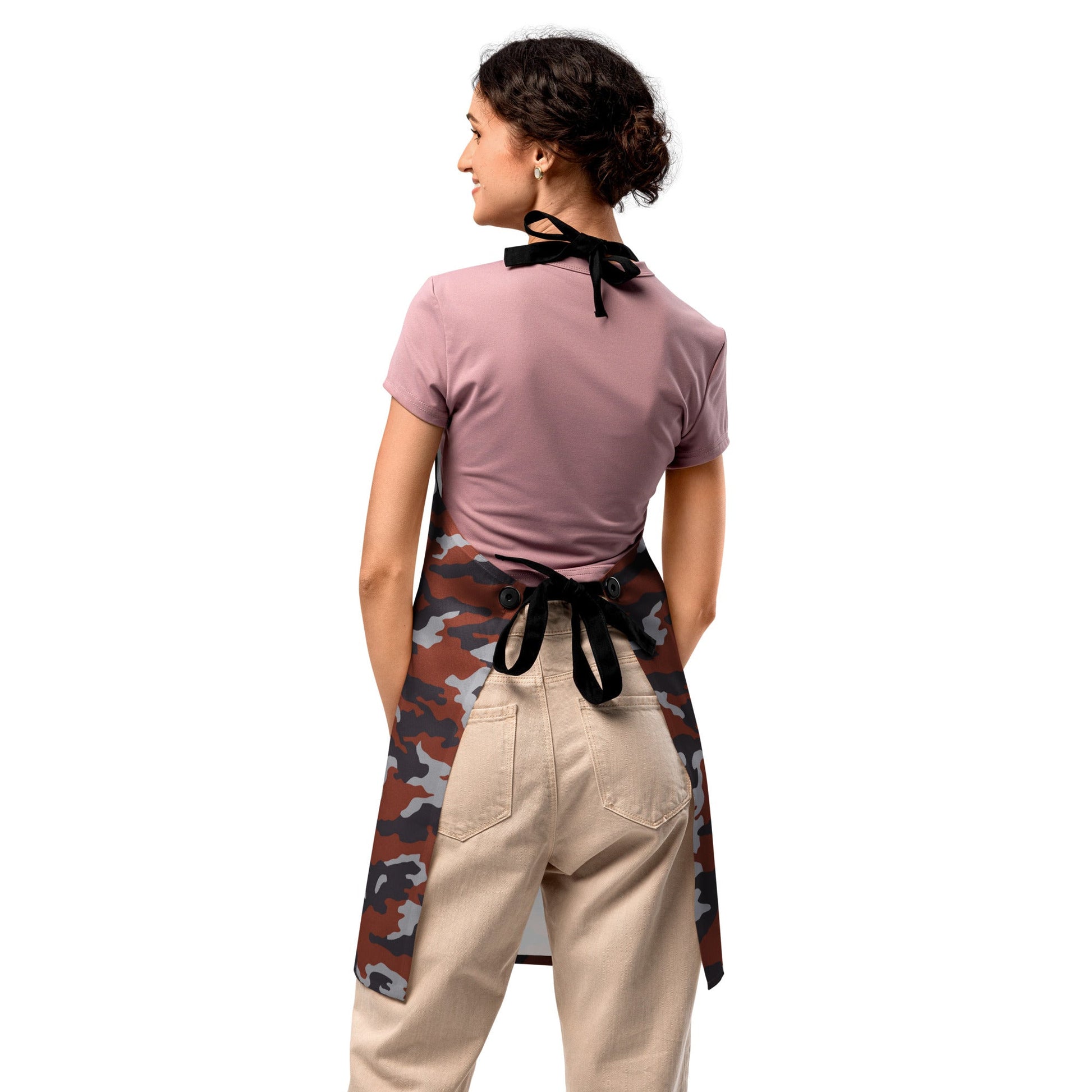 Russian Flora Red CAMO Apron