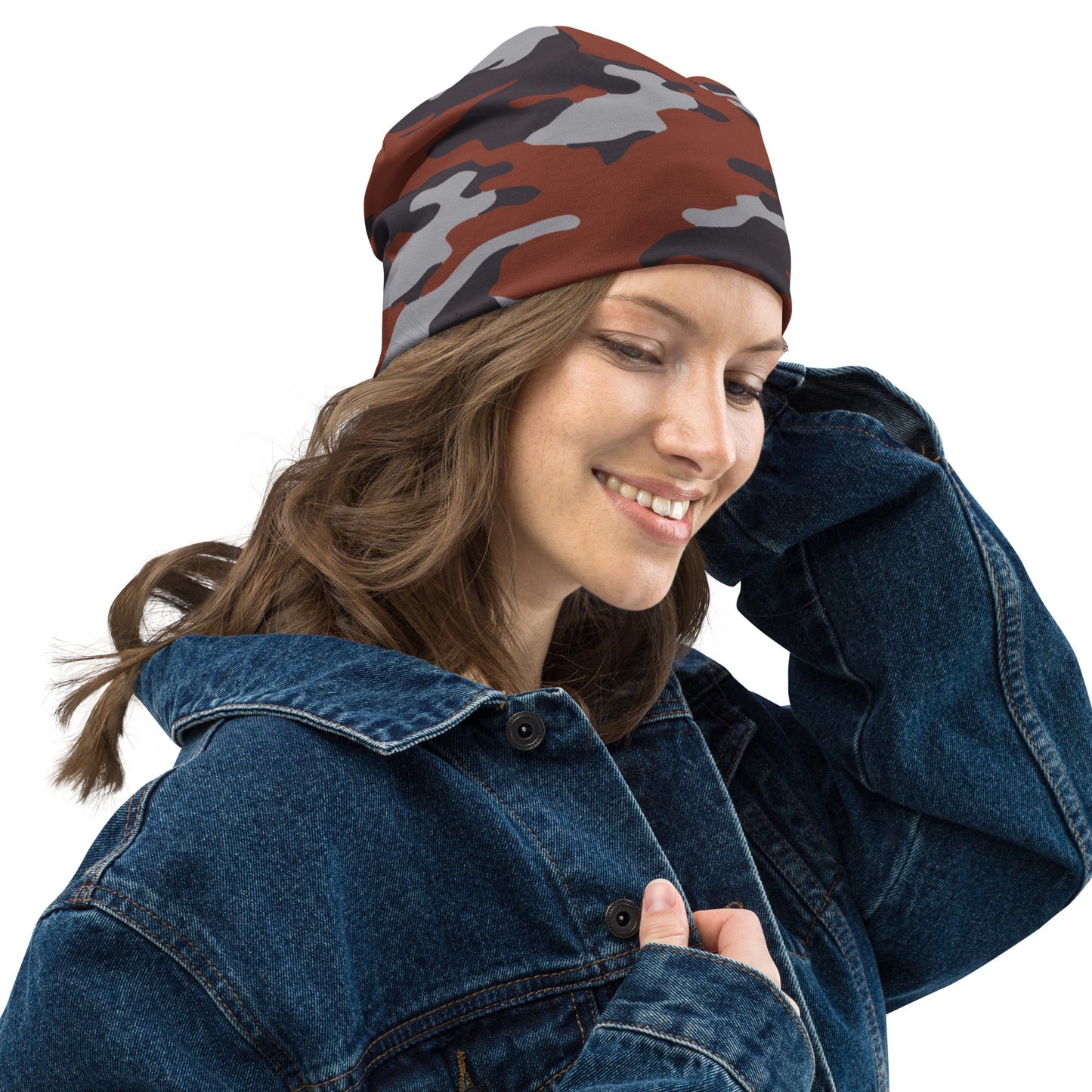Russian Flora Red CAMO Beanie