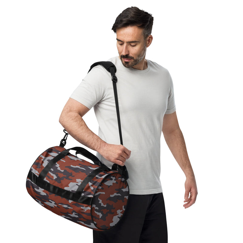 Flora Red Russian CAMO Gym Bag