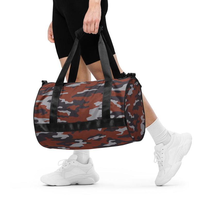 Flora Red Russian CAMO Gym Bag