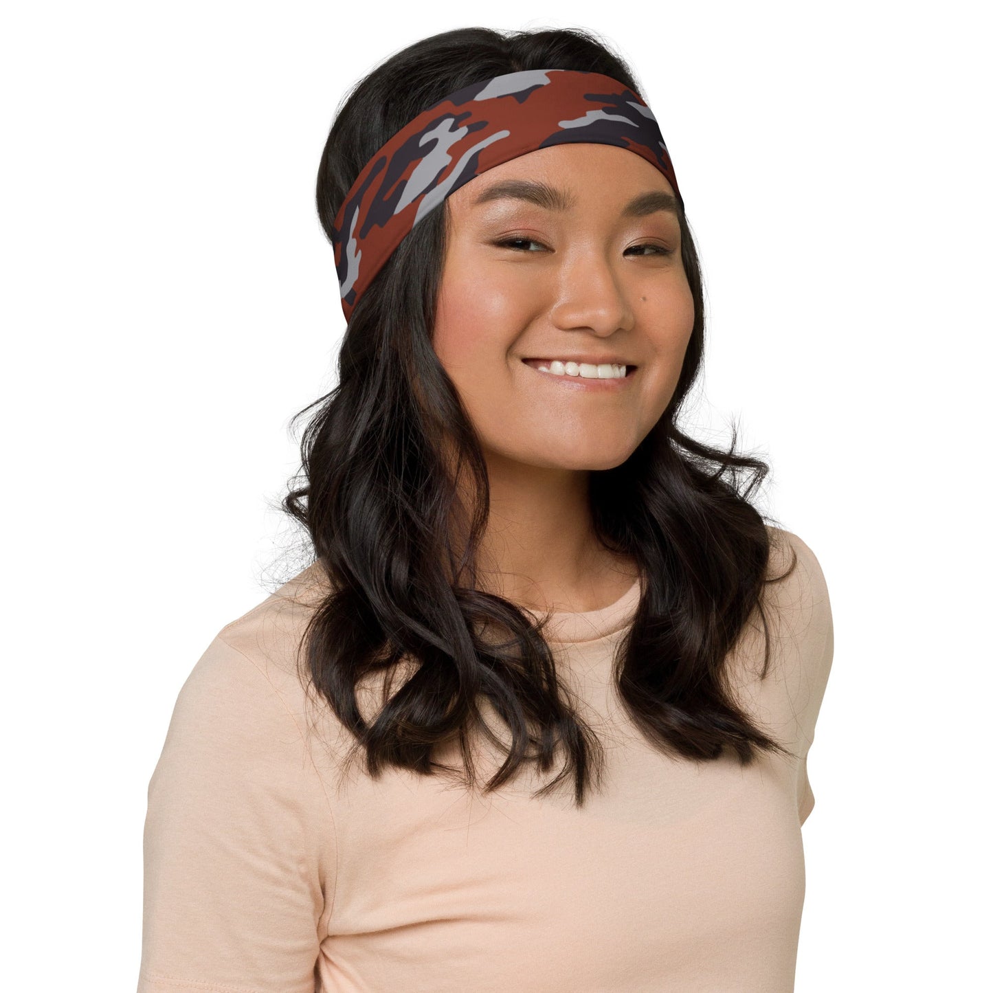 Russian Flora Red CAMO Headband
