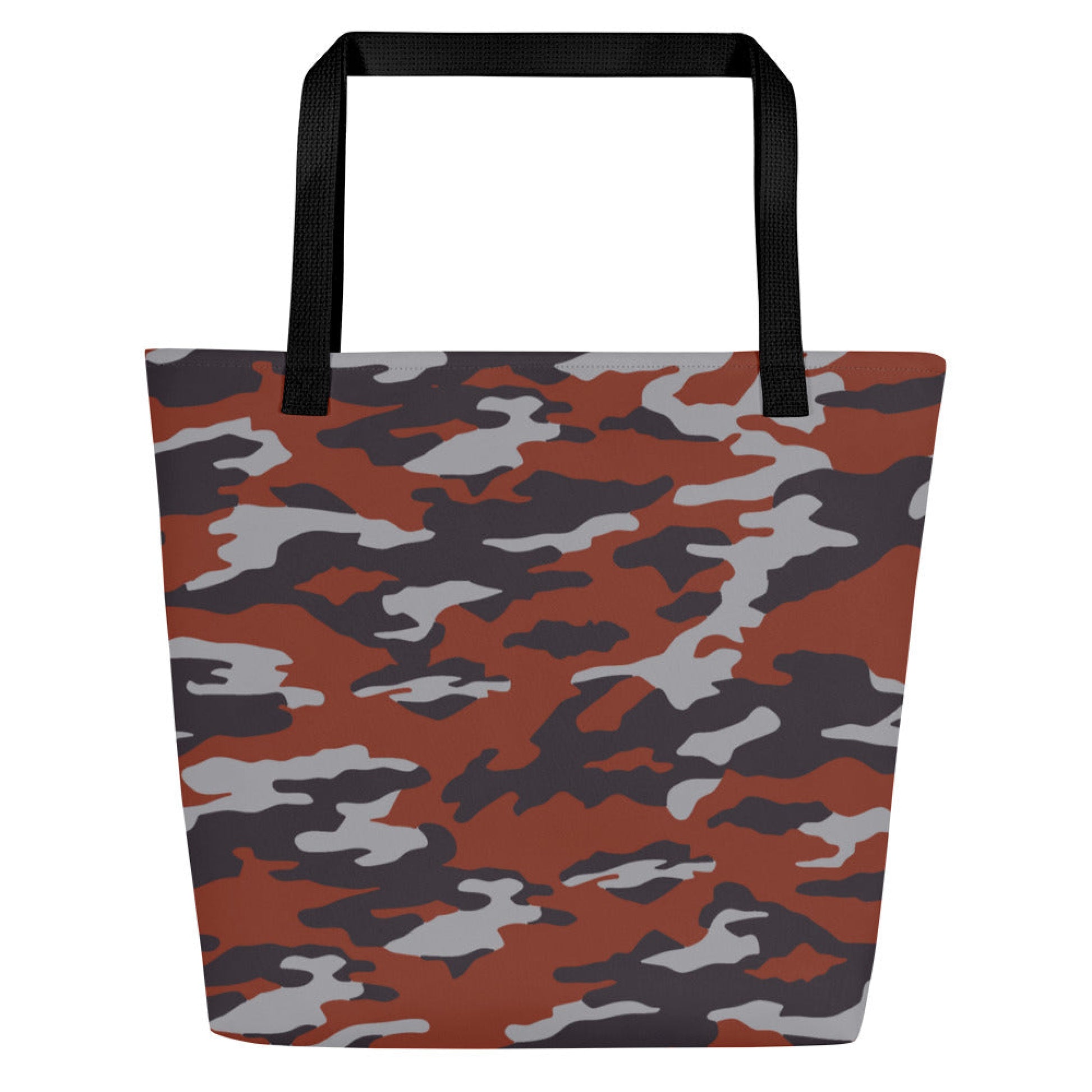 Russian Flora Red CAMO Large Tote Bag