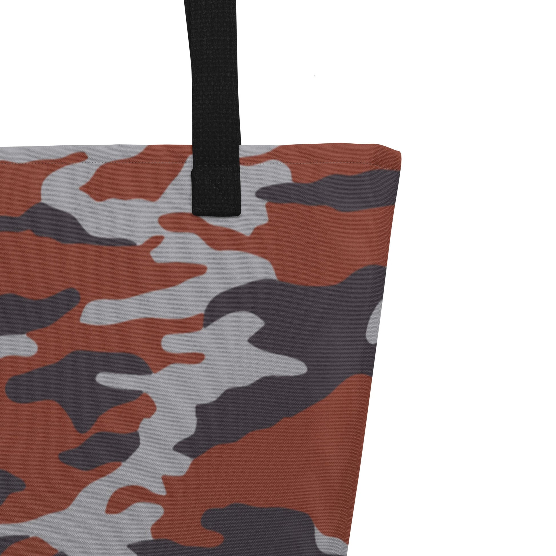 Russian Flora Red CAMO Large Tote Bag