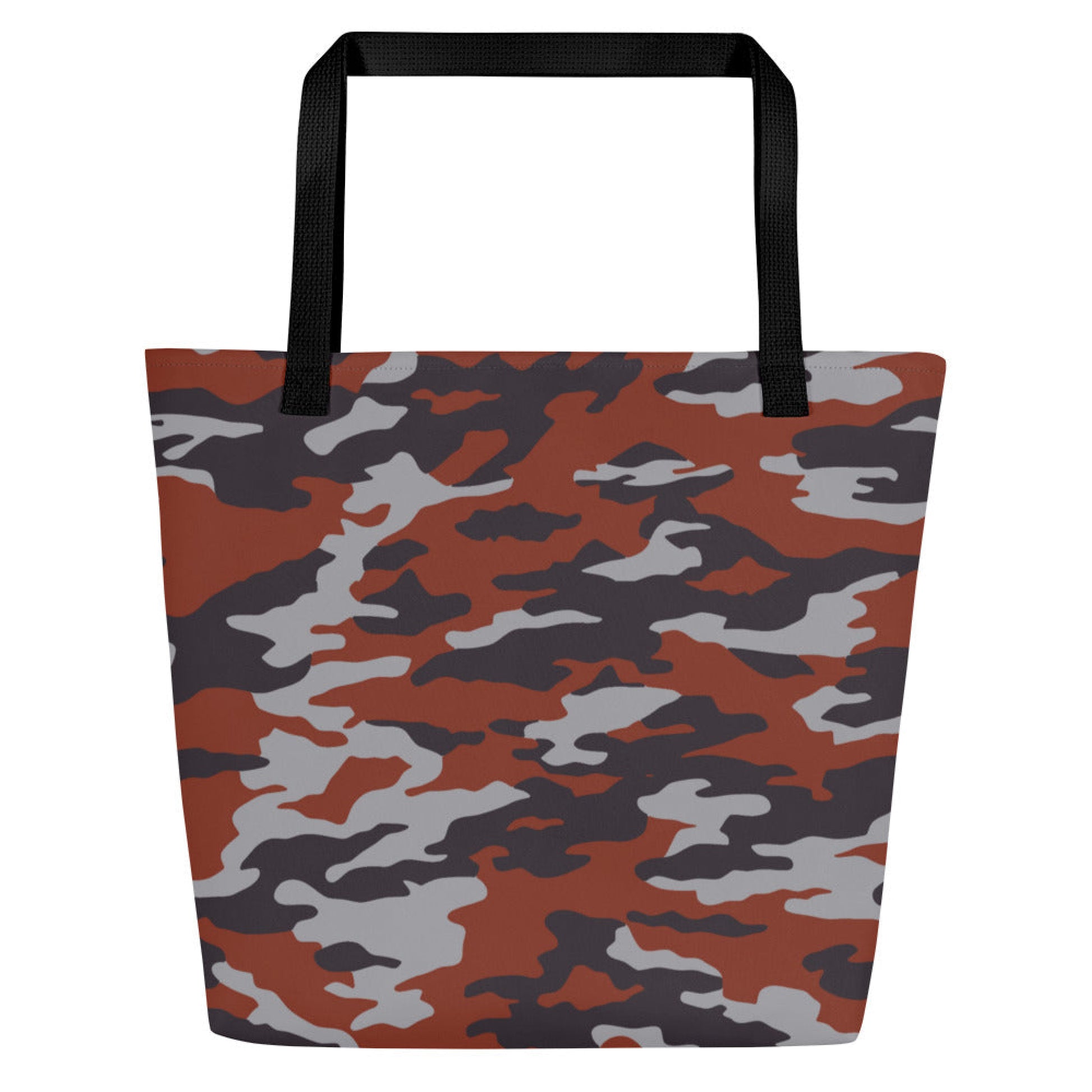 Russian Flora Red CAMO Large Tote Bag