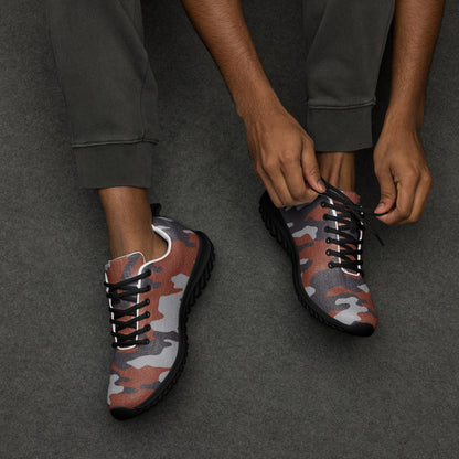 Russian Flora Red CAMO Mens Athletic Shoes