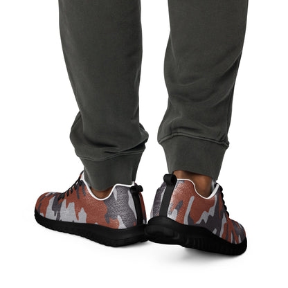 Russian Flora Red CAMO Mens Athletic Shoes