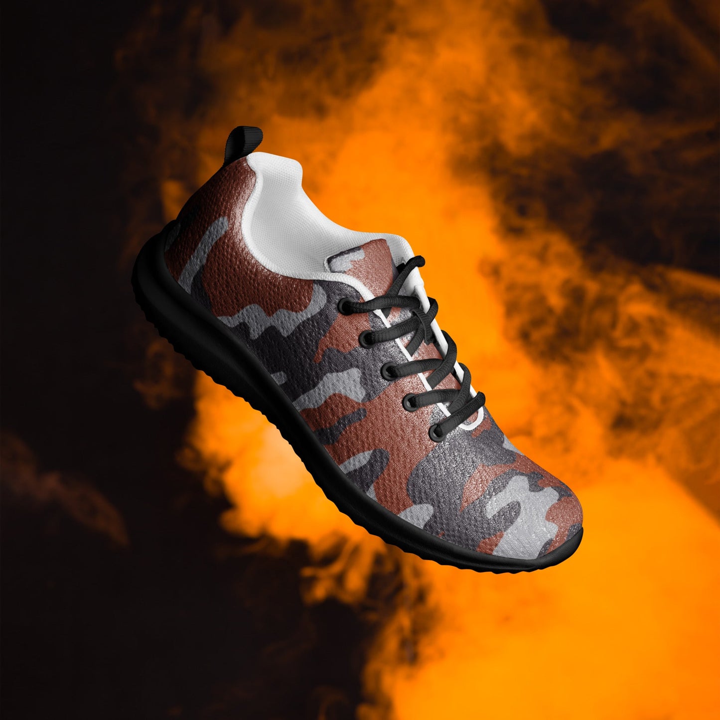 Russian Flora Red CAMO Mens Athletic Shoes