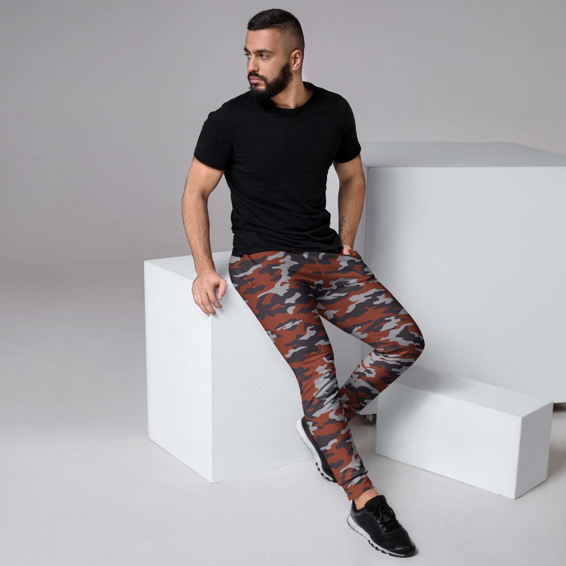 Russian Flora Red CAMO Mens Joggers - XS