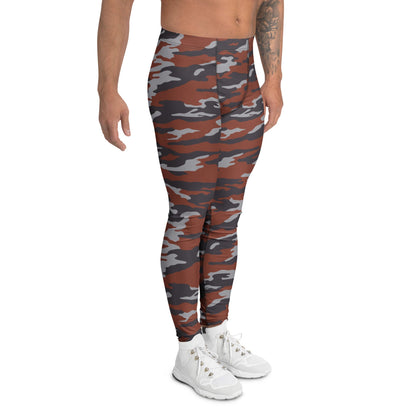 Russian Flora Red CAMO Mens Leggings