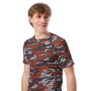 Flora Red Russian CAMO Mens Short-Sleeve Rash Guard - SS