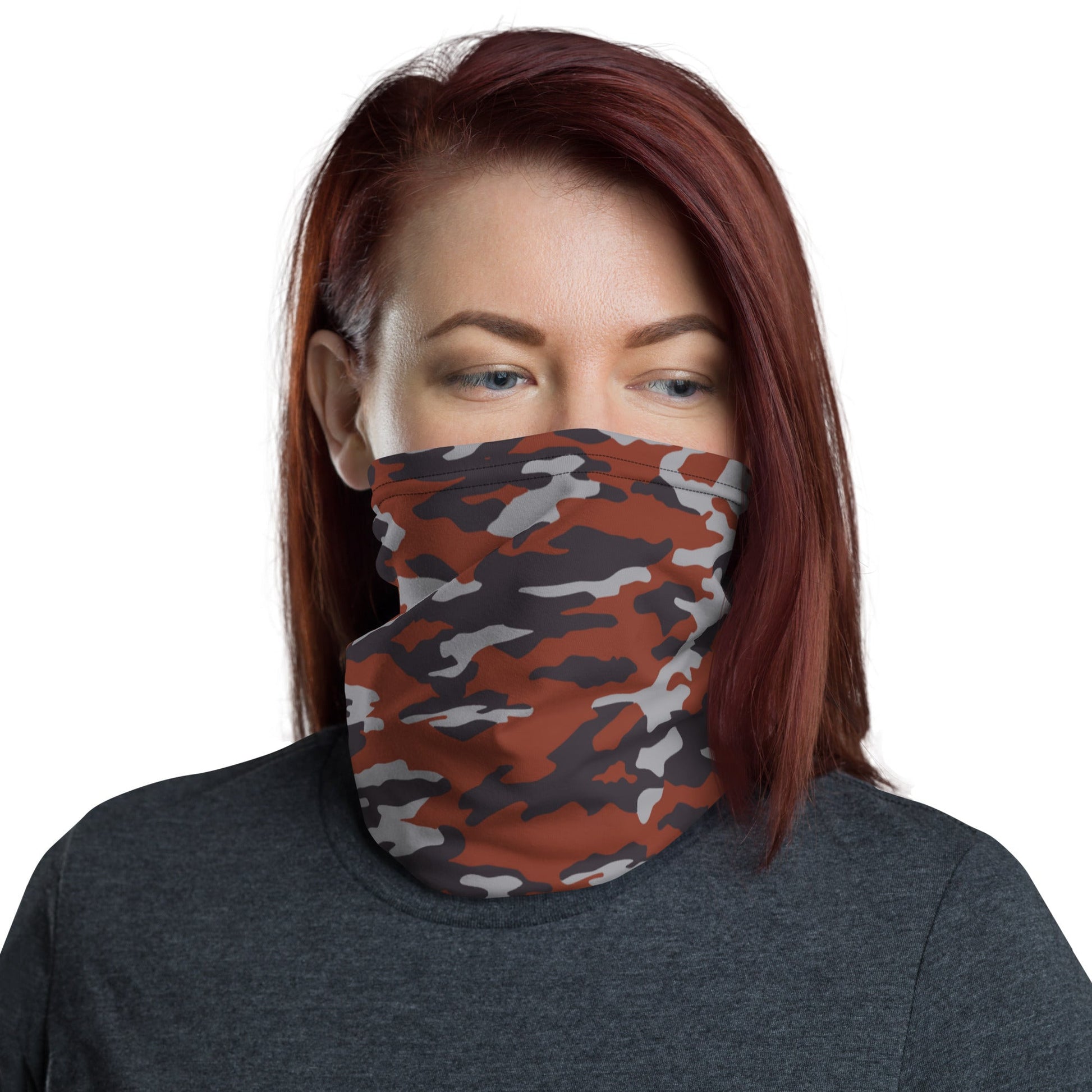 Russian Flora Red CAMO Neck Gaiter