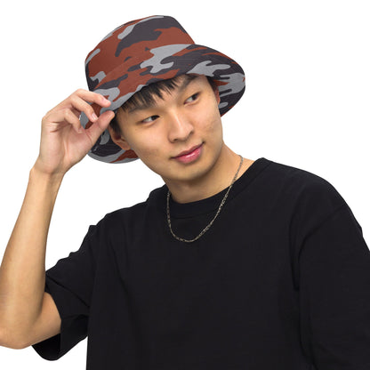 Russian Flora Red CAMO Reversible Bucket Hat