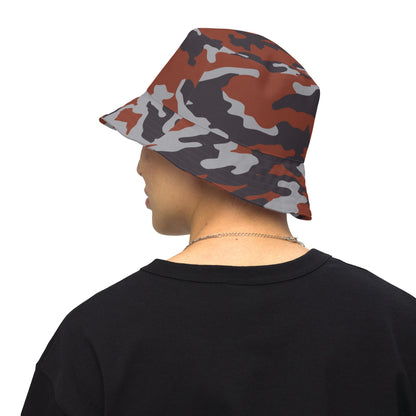 Russian Flora Red CAMO Reversible Bucket Hat