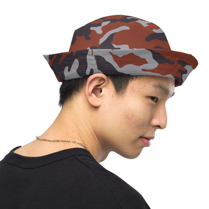 Russian Flora Red CAMO Reversible Bucket Hat