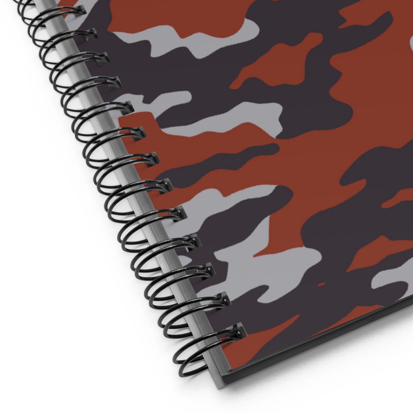 Russian Flora Red CAMO Spiral Notebook