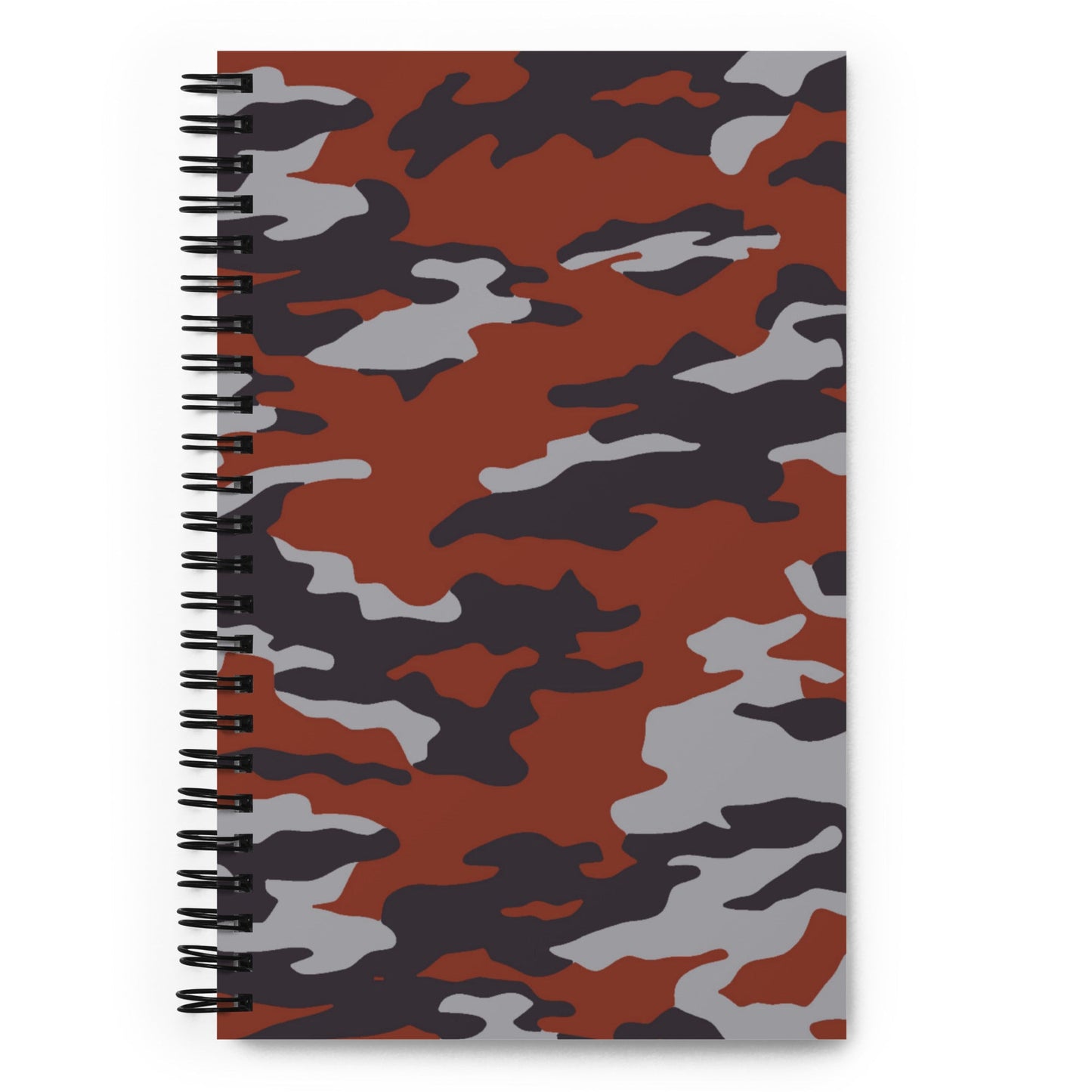 Russian Flora Red CAMO Spiral Notebook