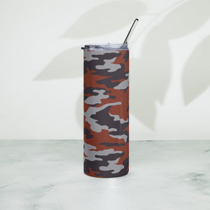 Russian Flora Red CAMO Stainless Steel Tumbler
