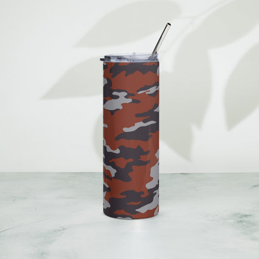 Russian Flora Red CAMO Stainless Steel Tumbler