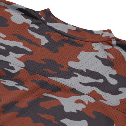 Russian Flora Red CAMO Unisex American Football Jersey