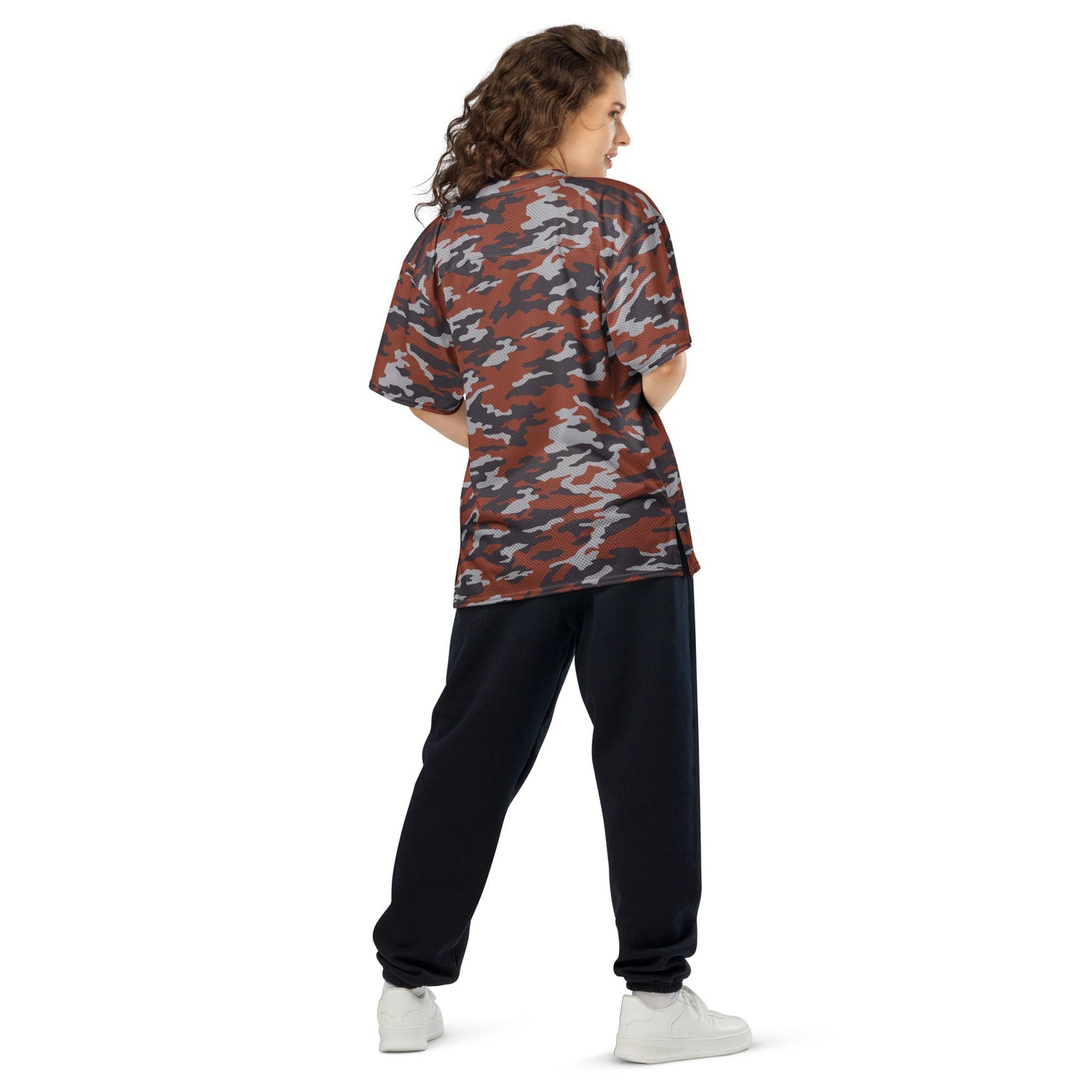 Russian Flora Red CAMO Unisex American Football Jersey