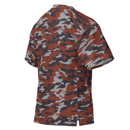 Russian Flora Red CAMO Unisex American Football Jersey