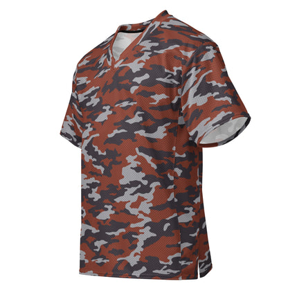 Russian Flora Red CAMO Unisex American Football Jersey
