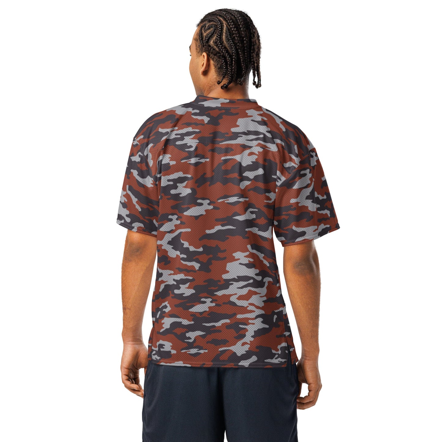 Russian Flora Red CAMO Unisex American Football Jersey
