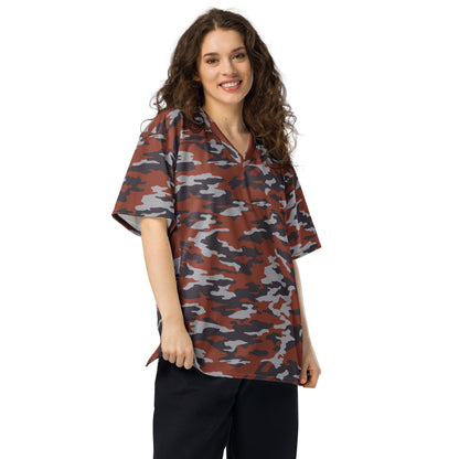 Russian Flora Red CAMO Unisex American Football Jersey