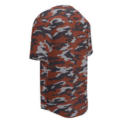 Flora Red Russian CAMO Unisex Baseball Jersey