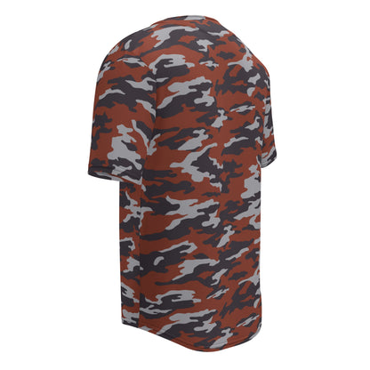 Russian Flora Red CAMO Unisex Baseball Jersey