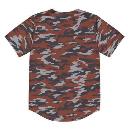 Russian Flora Red CAMO Unisex Baseball Jersey
