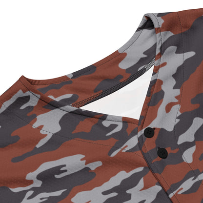 Russian Flora Red CAMO Unisex Baseball Jersey